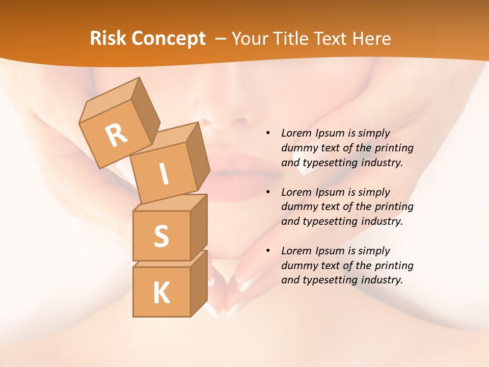 A Woman With A Towel On Her Head Getting A Massage PowerPoint Template