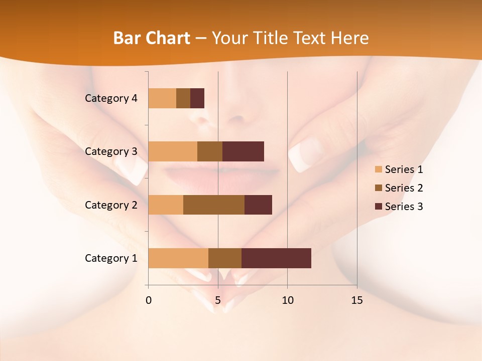 A Woman With A Towel On Her Head Getting A Massage PowerPoint Template