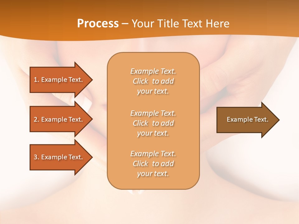 A Woman With A Towel On Her Head Getting A Massage PowerPoint Template