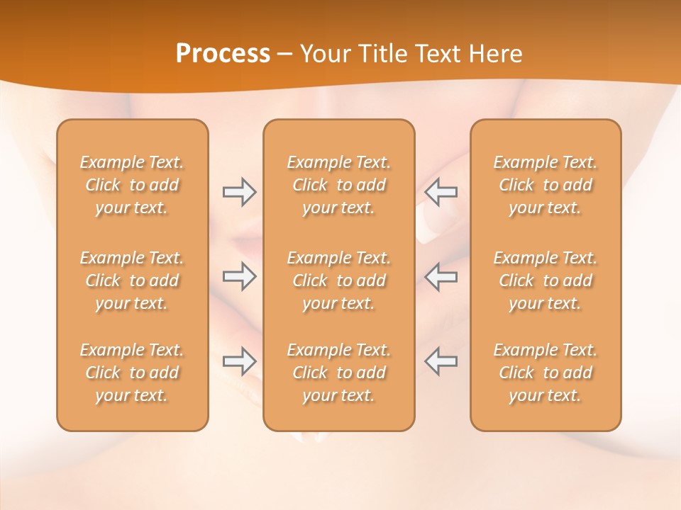 A Woman With A Towel On Her Head Getting A Massage PowerPoint Template