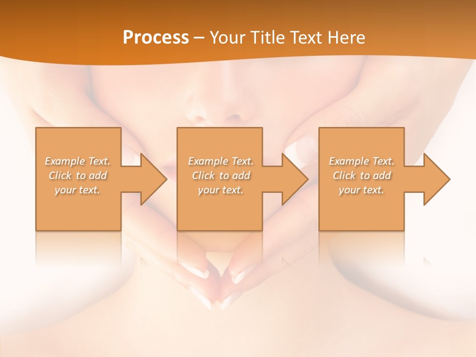 A Woman With A Towel On Her Head Getting A Massage PowerPoint Template