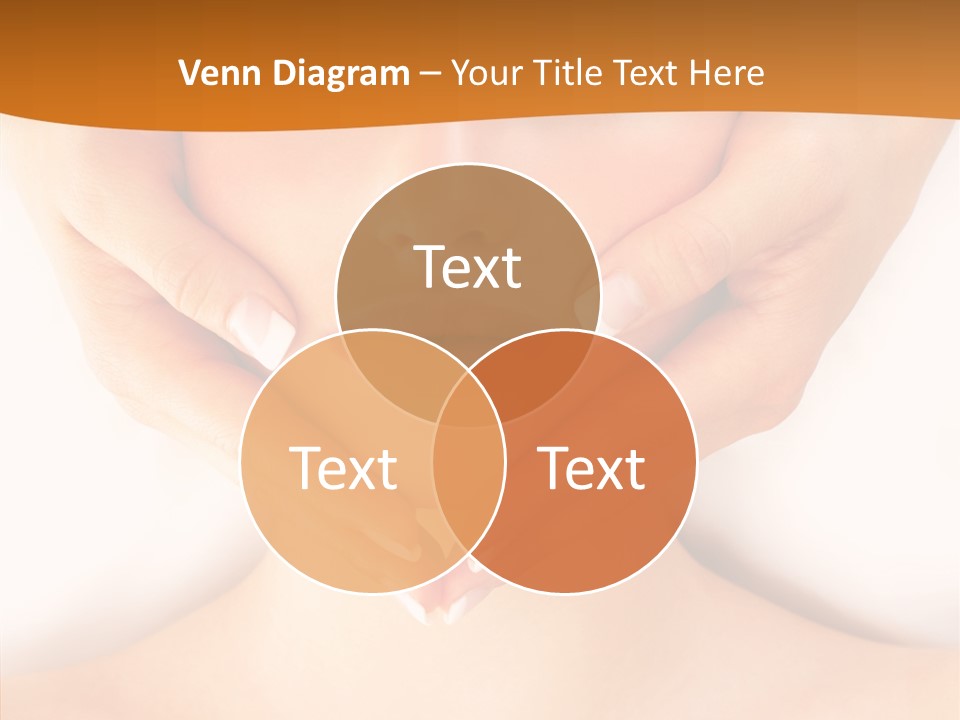 A Woman With A Towel On Her Head Getting A Massage PowerPoint Template