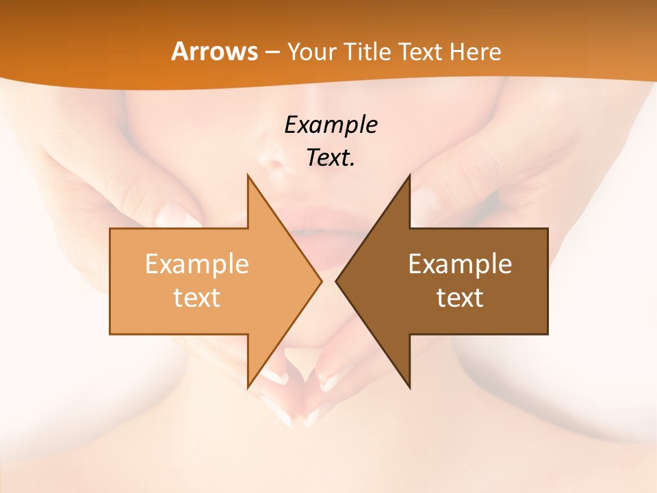 A Woman With A Towel On Her Head Getting A Massage PowerPoint Template