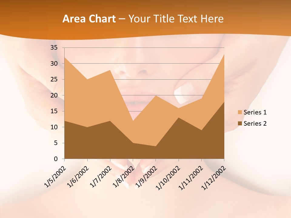 A Woman With A Towel On Her Head Getting A Massage PowerPoint Template