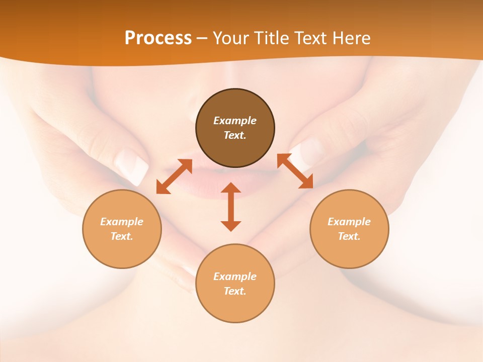 A Woman With A Towel On Her Head Getting A Massage PowerPoint Template