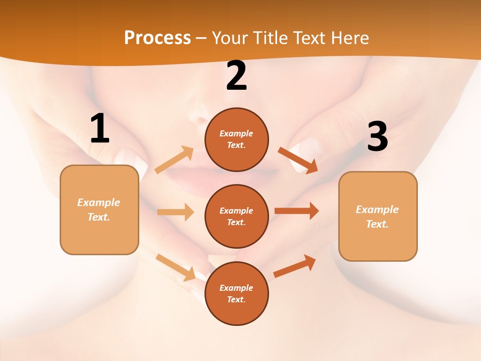 A Woman With A Towel On Her Head Getting A Massage PowerPoint Template