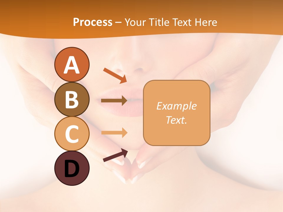 A Woman With A Towel On Her Head Getting A Massage PowerPoint Template