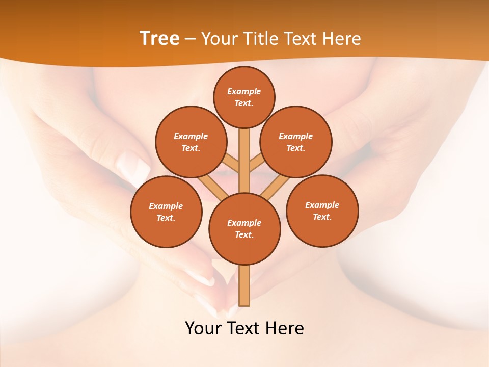 A Woman With A Towel On Her Head Getting A Massage PowerPoint Template