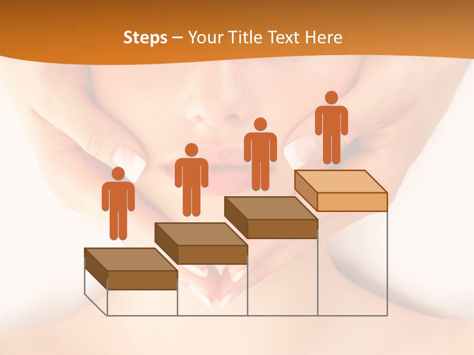 A Woman With A Towel On Her Head Getting A Massage PowerPoint Template