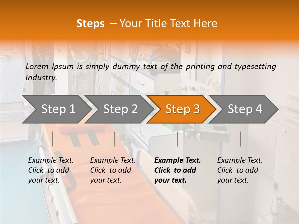 Bed Assistance Emergency PowerPoint Template