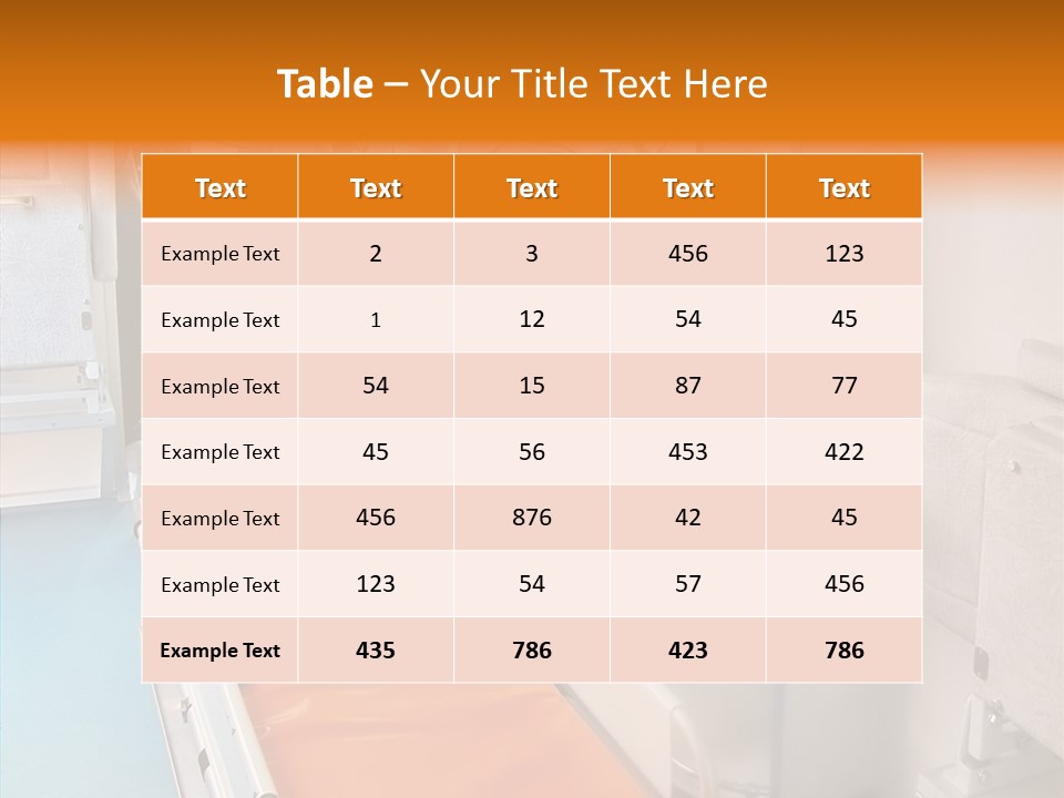 Bed Assistance Emergency PowerPoint Template