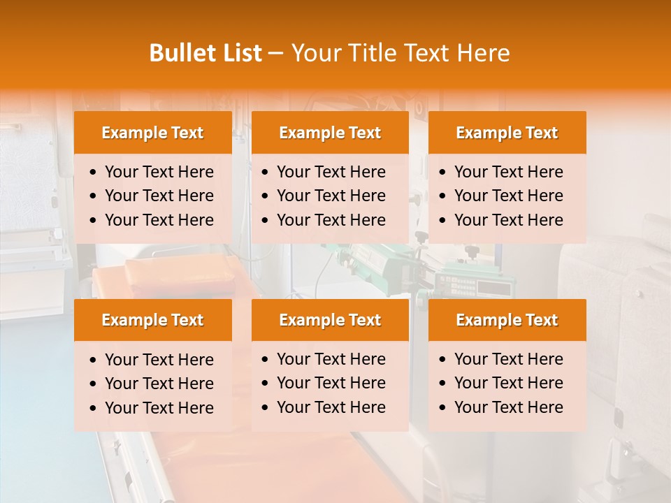 Bed Assistance Emergency PowerPoint Template
