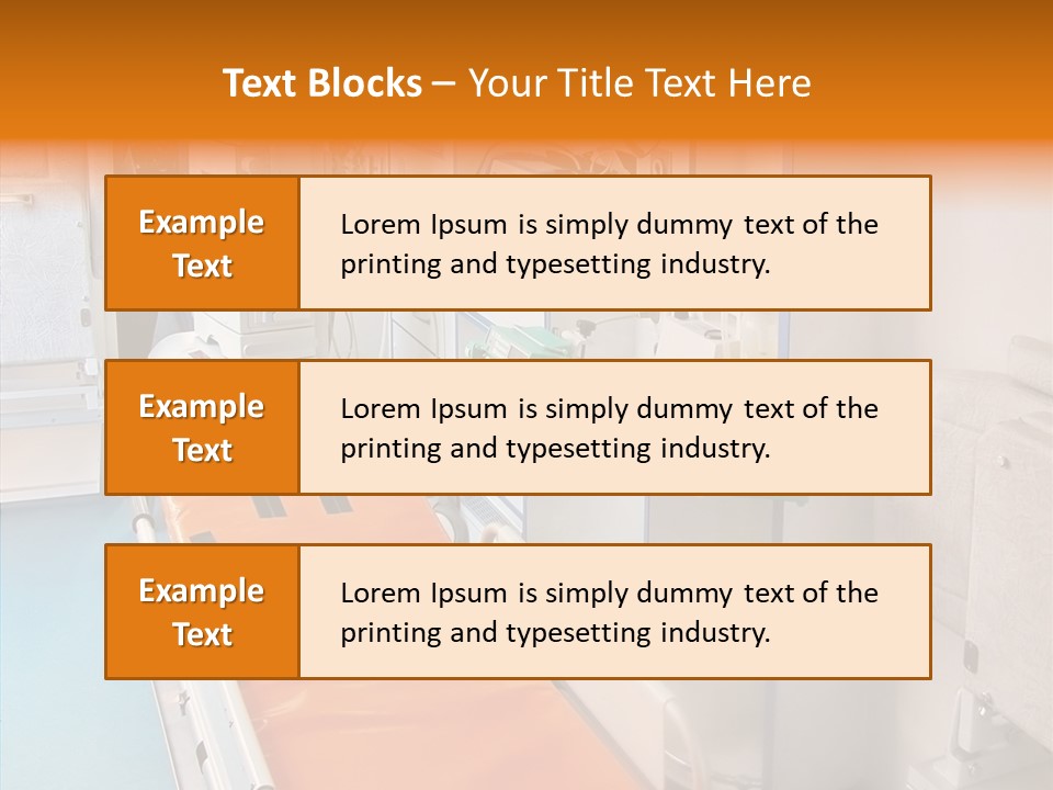Bed Assistance Emergency PowerPoint Template
