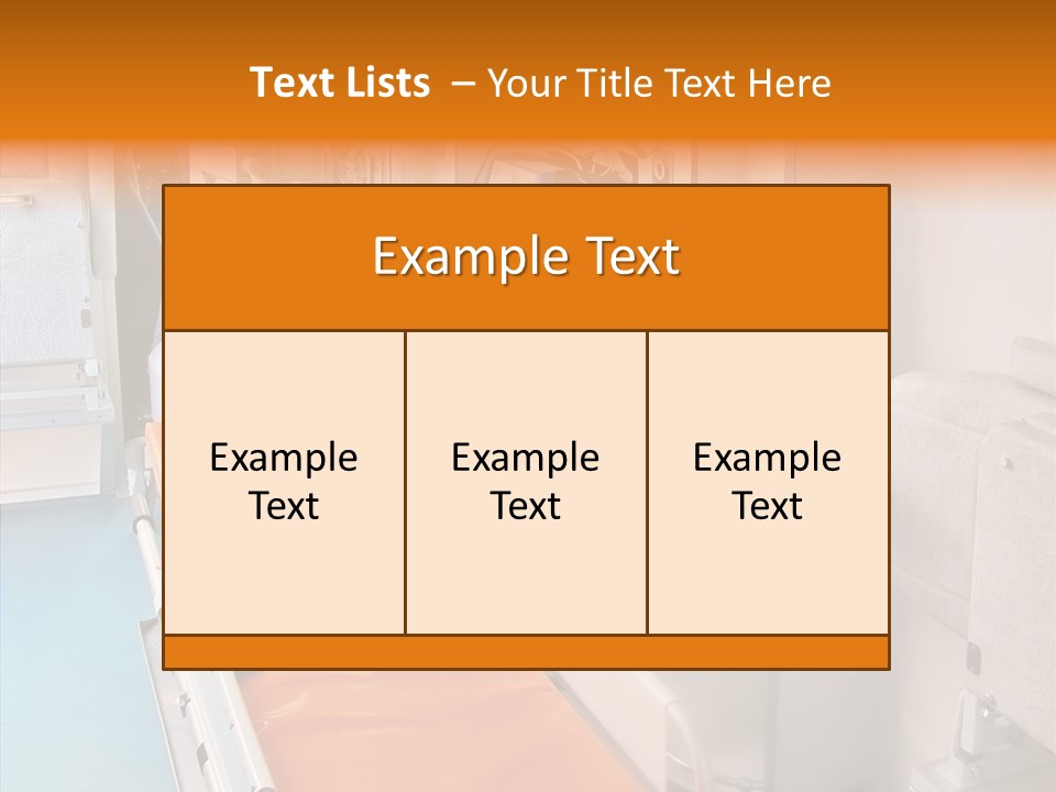 Bed Assistance Emergency PowerPoint Template