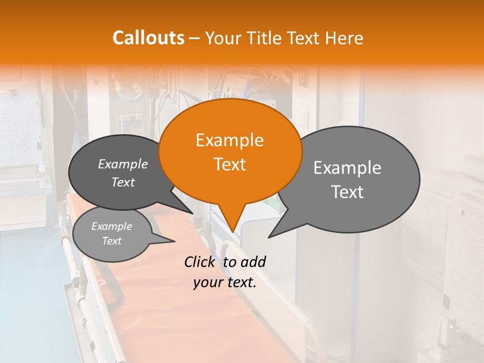 Bed Assistance Emergency PowerPoint Template