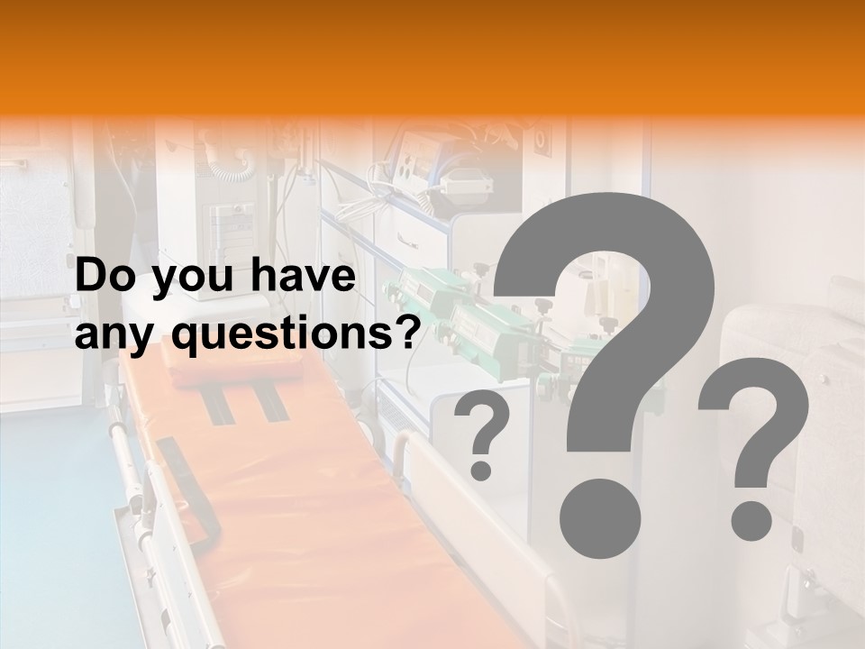 Bed Assistance Emergency PowerPoint Template