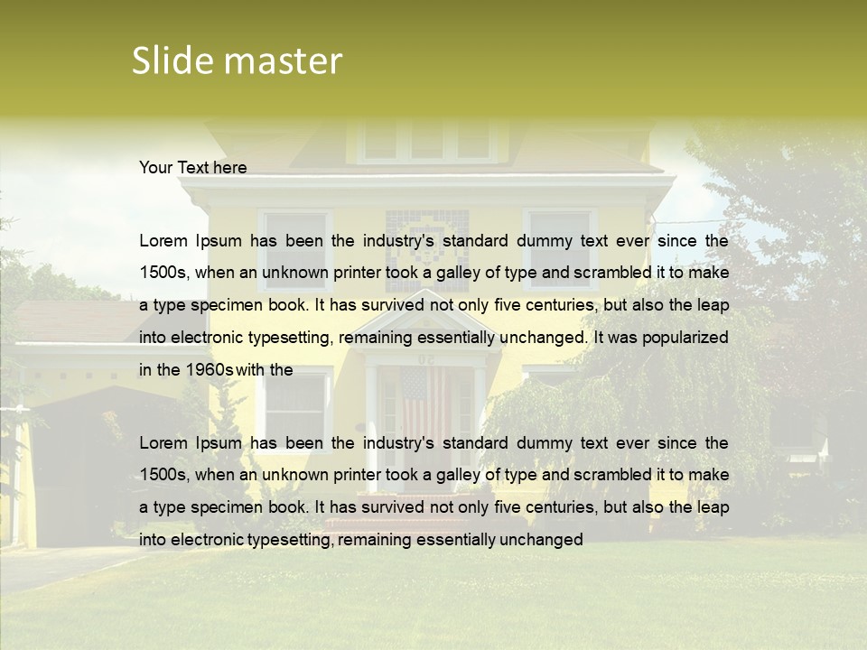 Homeowner Residential Estate PowerPoint Template