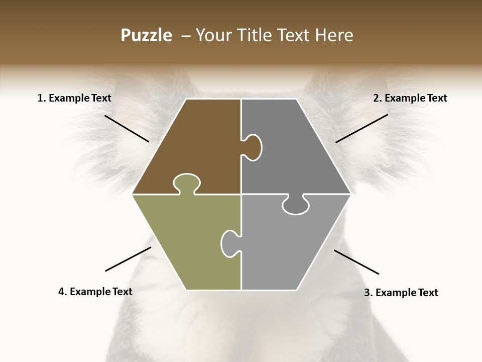 Grey Furry People PowerPoint Template