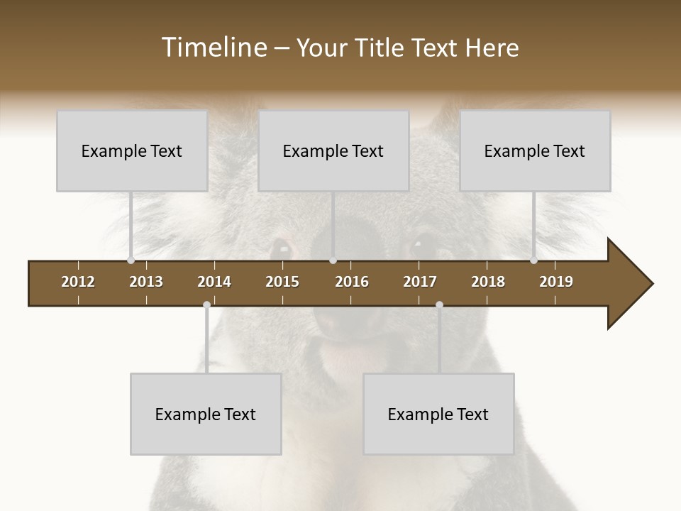 Grey Furry People PowerPoint Template