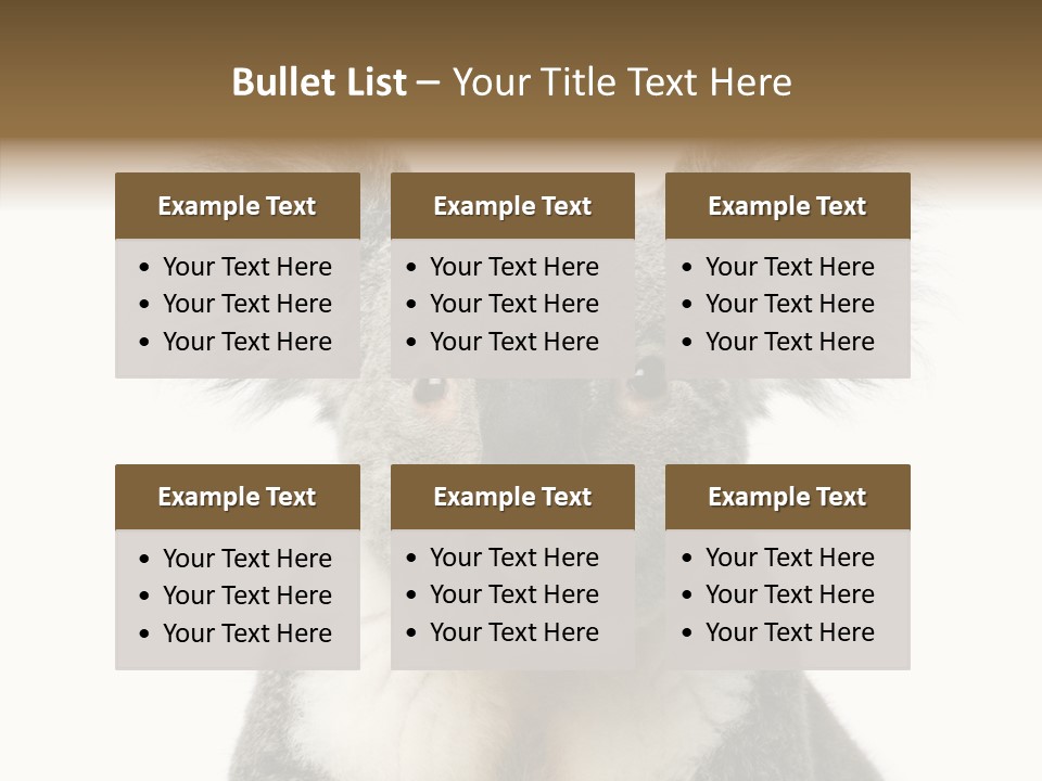 Grey Furry People PowerPoint Template