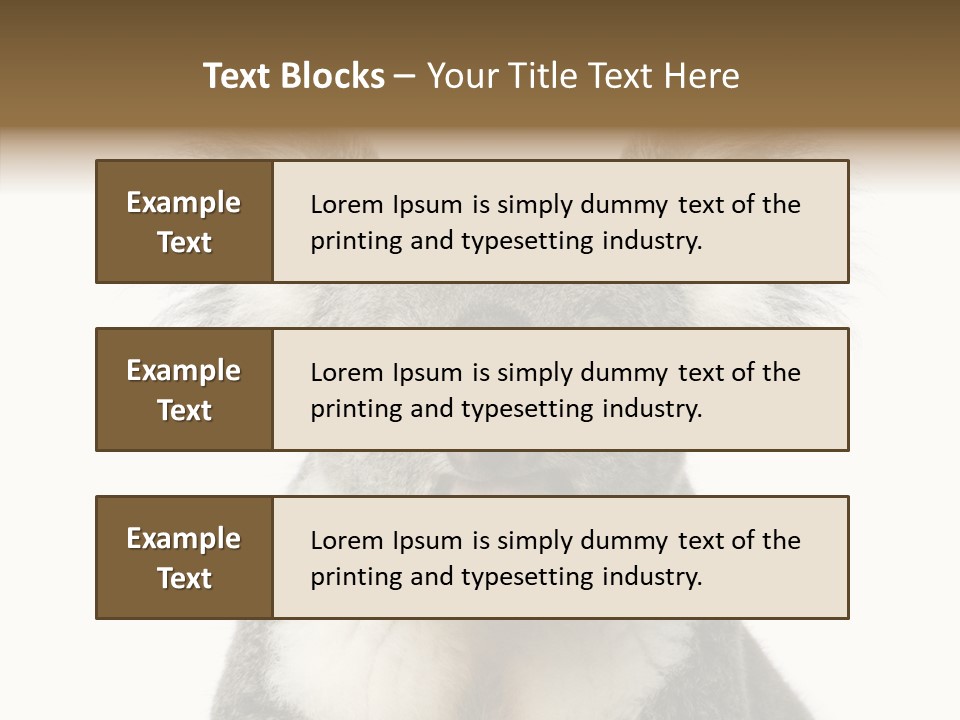 Grey Furry People PowerPoint Template