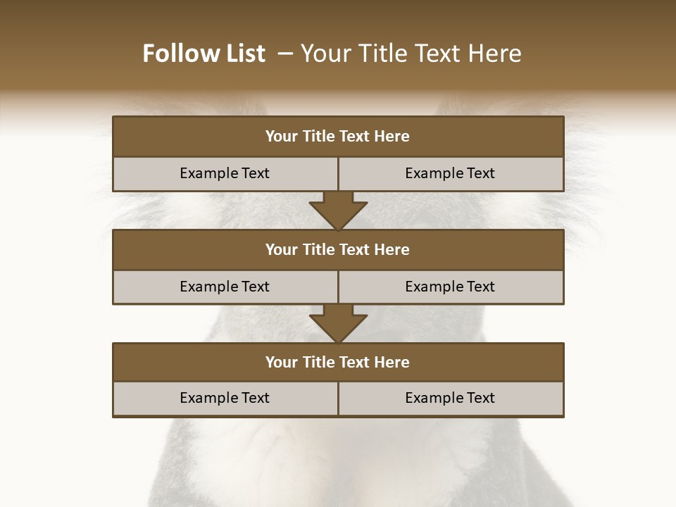 Grey Furry People PowerPoint Template