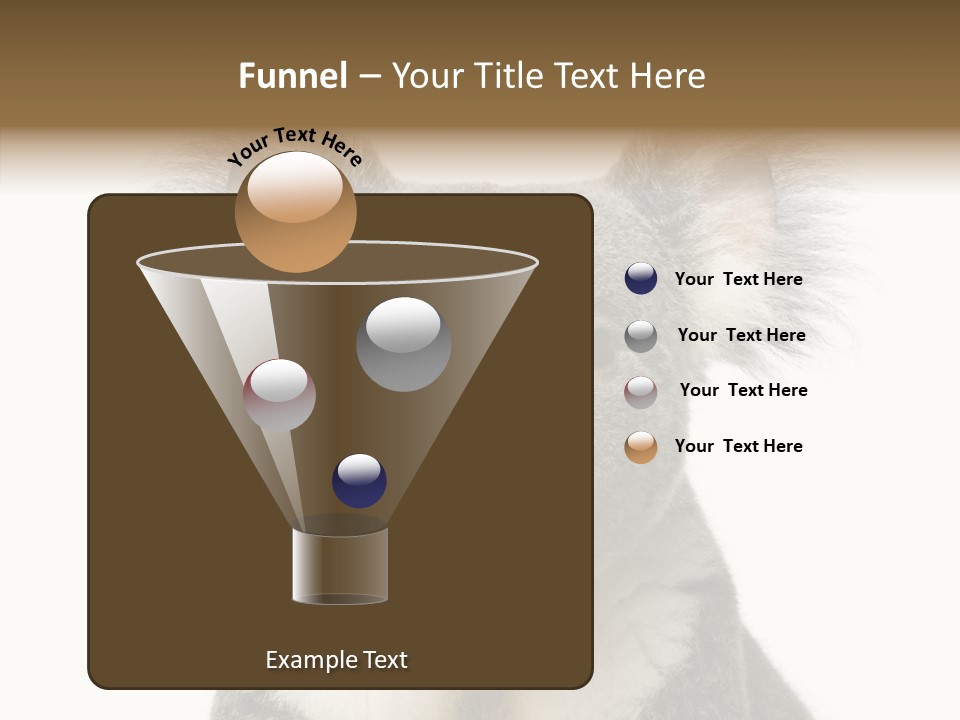 Grey Furry People PowerPoint Template