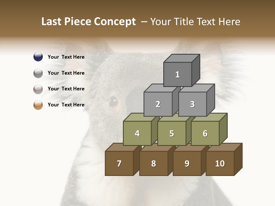 Grey Furry People PowerPoint Template