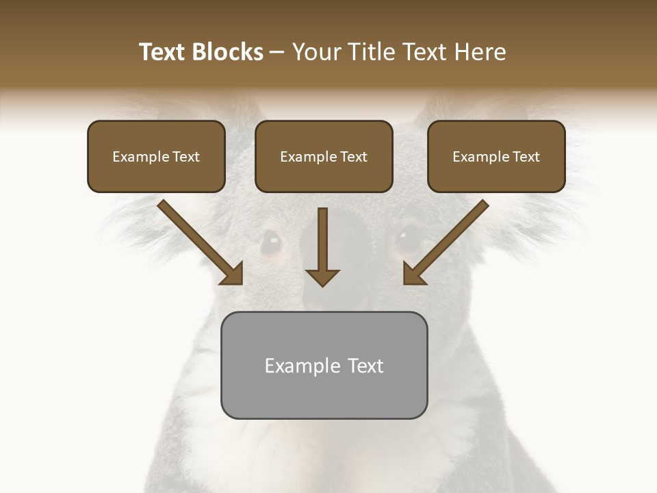Grey Furry People PowerPoint Template