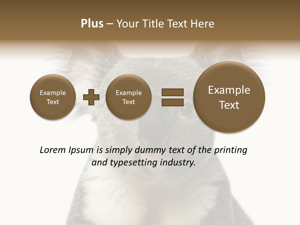 Grey Furry People PowerPoint Template