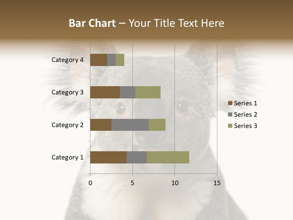 Grey Furry People PowerPoint Template