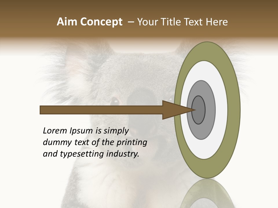 Grey Furry People PowerPoint Template