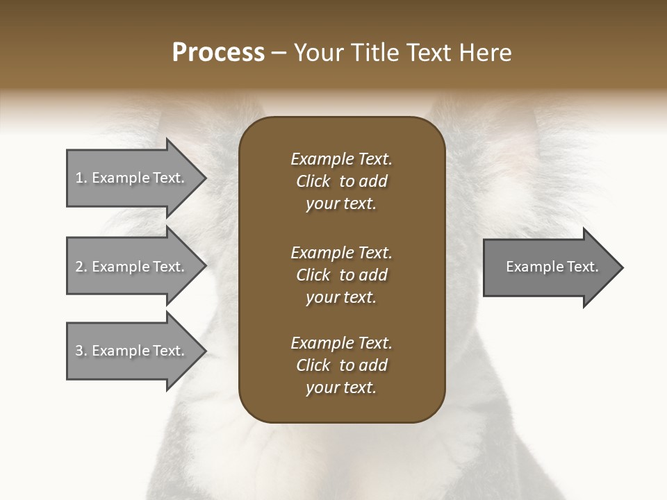 Grey Furry People PowerPoint Template