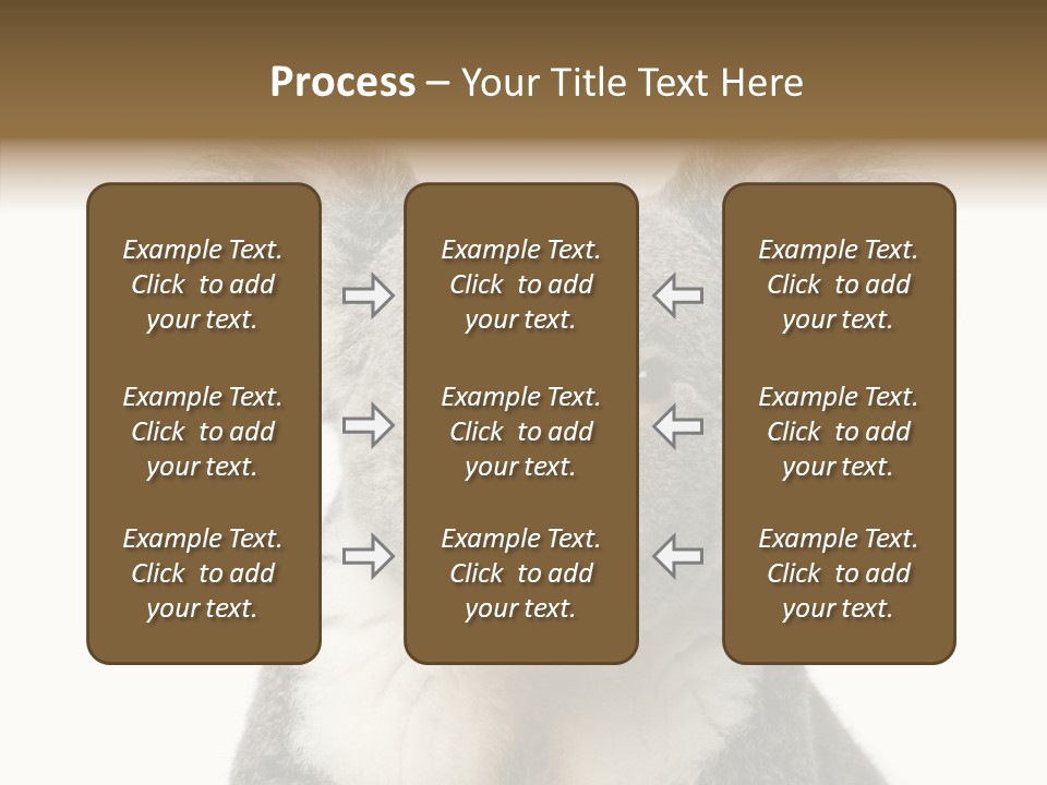 Grey Furry People PowerPoint Template