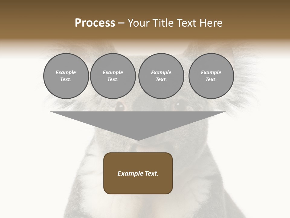 Grey Furry People PowerPoint Template