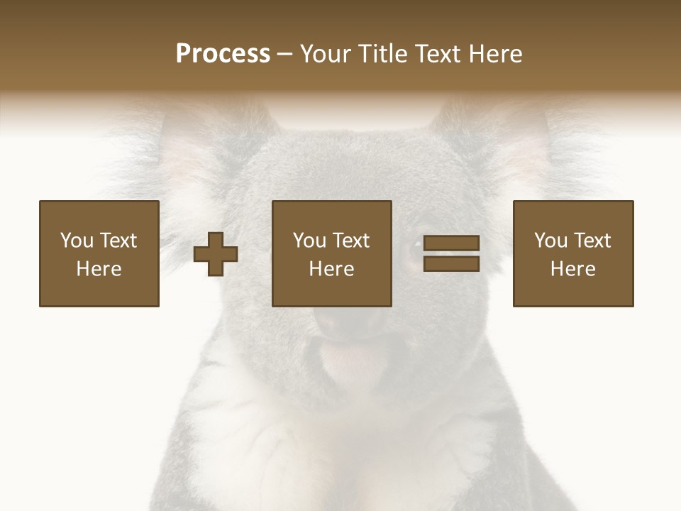 Grey Furry People PowerPoint Template