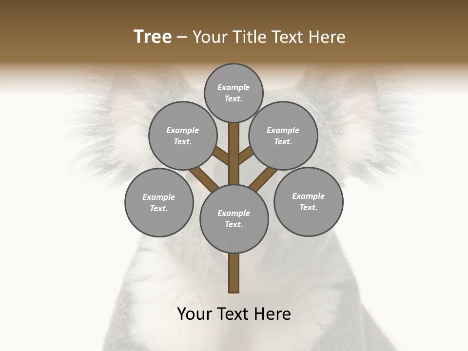 Grey Furry People PowerPoint Template