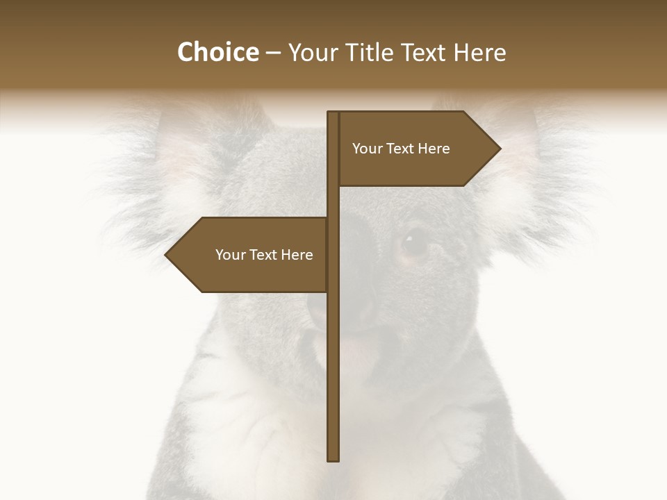 Grey Furry People PowerPoint Template