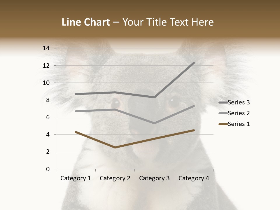 Grey Furry People PowerPoint Template