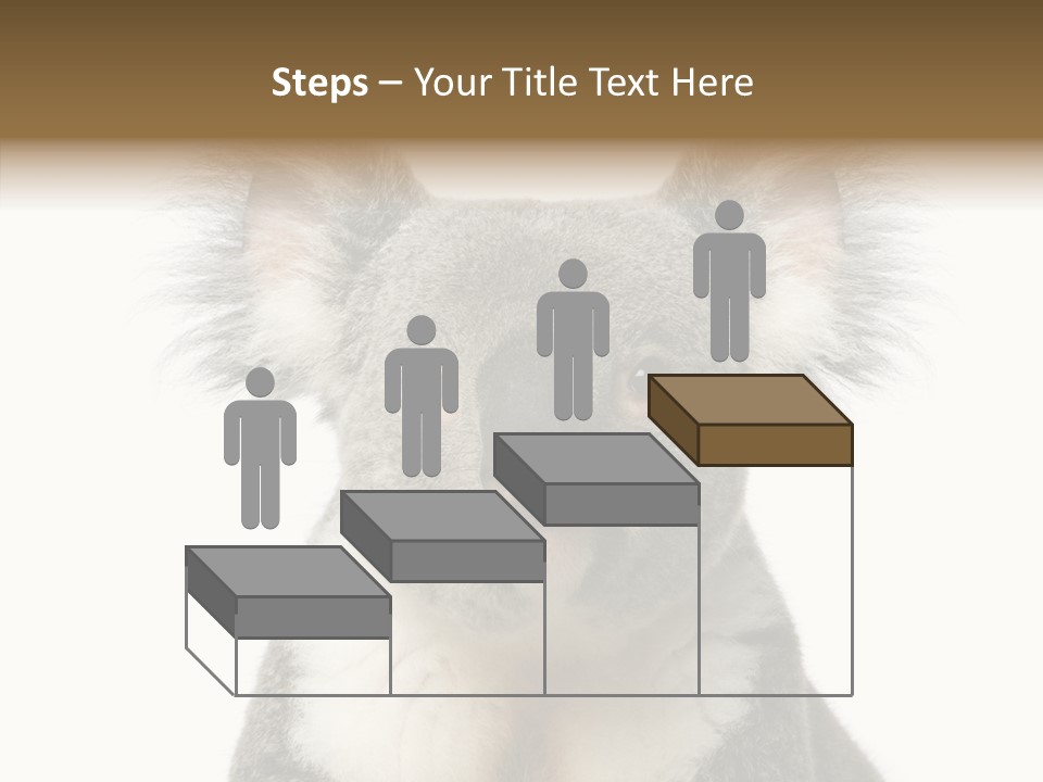 Grey Furry People PowerPoint Template