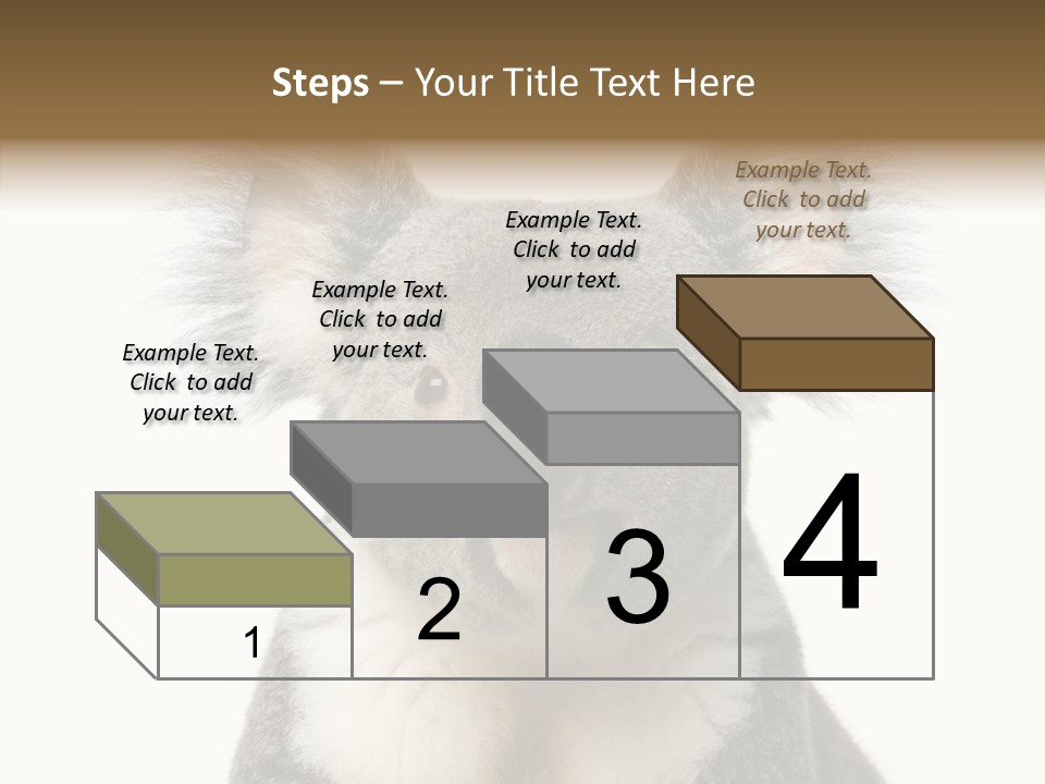 Grey Furry People PowerPoint Template