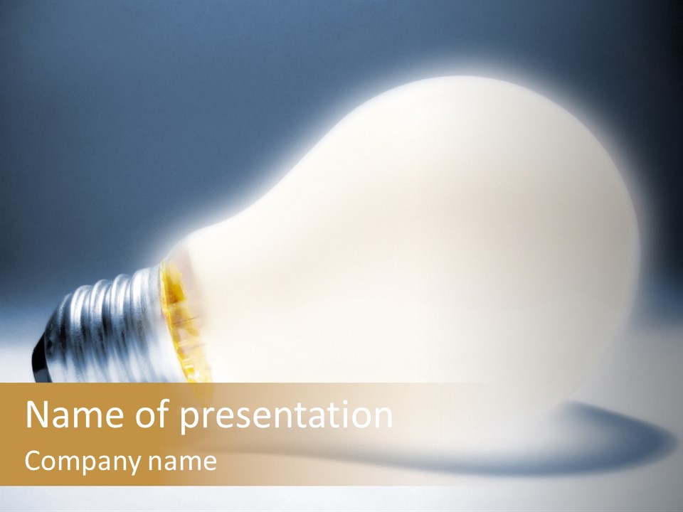 Brightly Darkly Pear PowerPoint Template