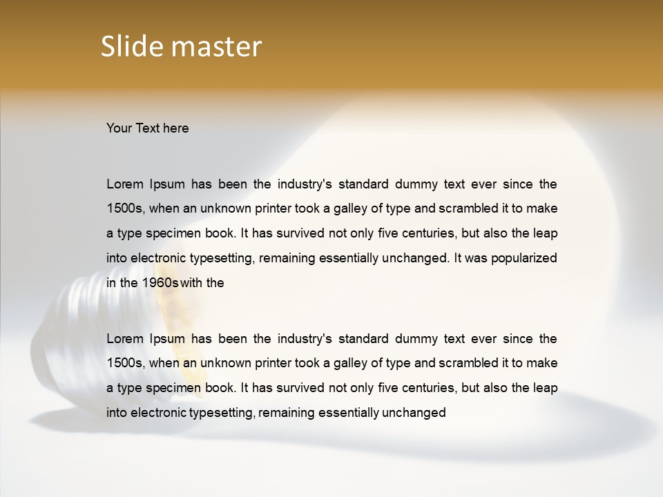 Brightly Darkly Pear PowerPoint Template