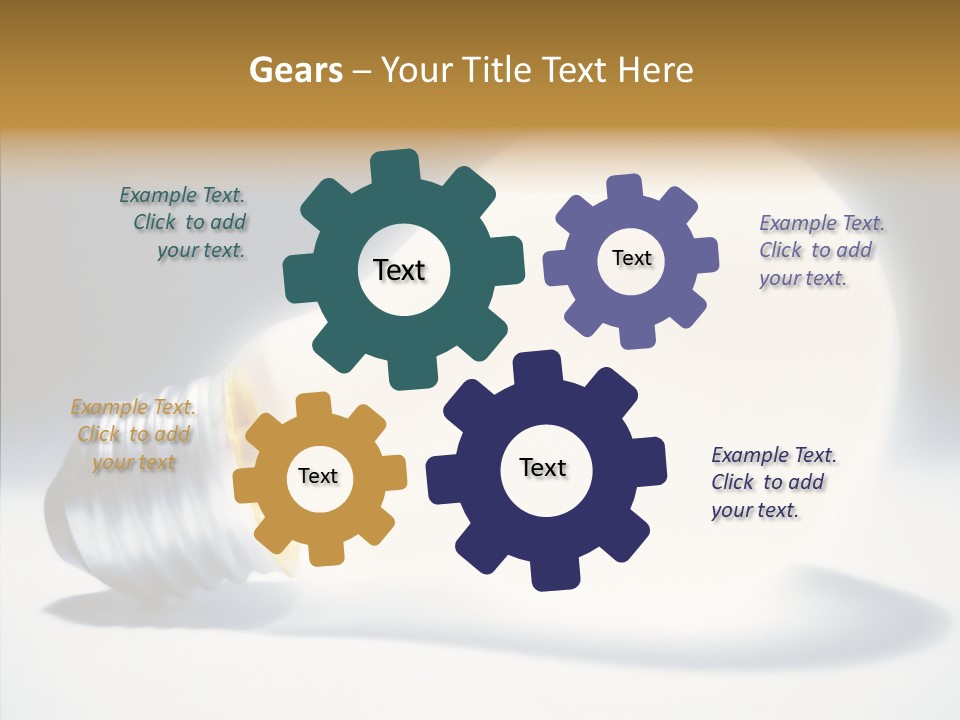 Brightly Darkly Pear PowerPoint Template
