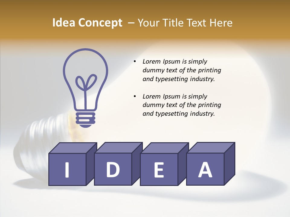 Brightly Darkly Pear PowerPoint Template