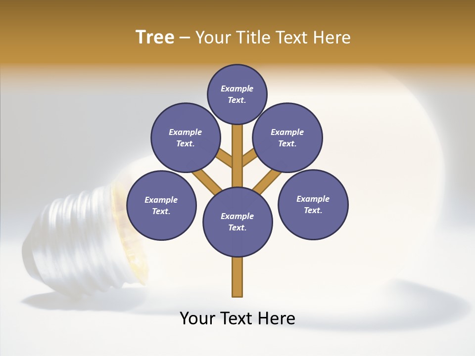 Brightly Darkly Pear PowerPoint Template