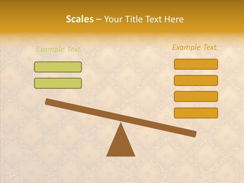 Retro Vintage Scale PowerPoint Template