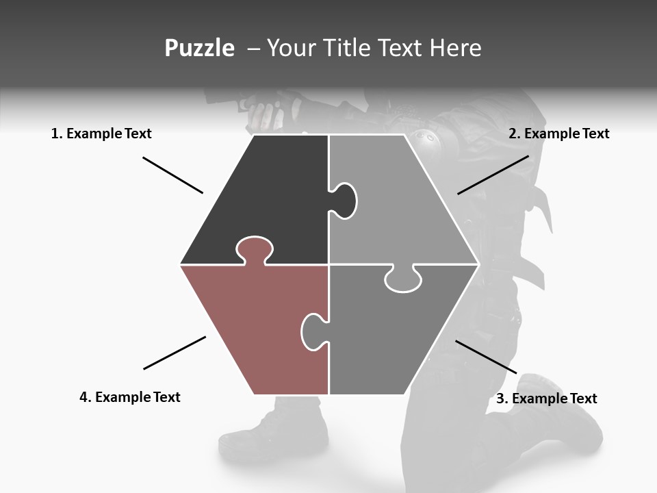 Gloves Militia Defending PowerPoint Template