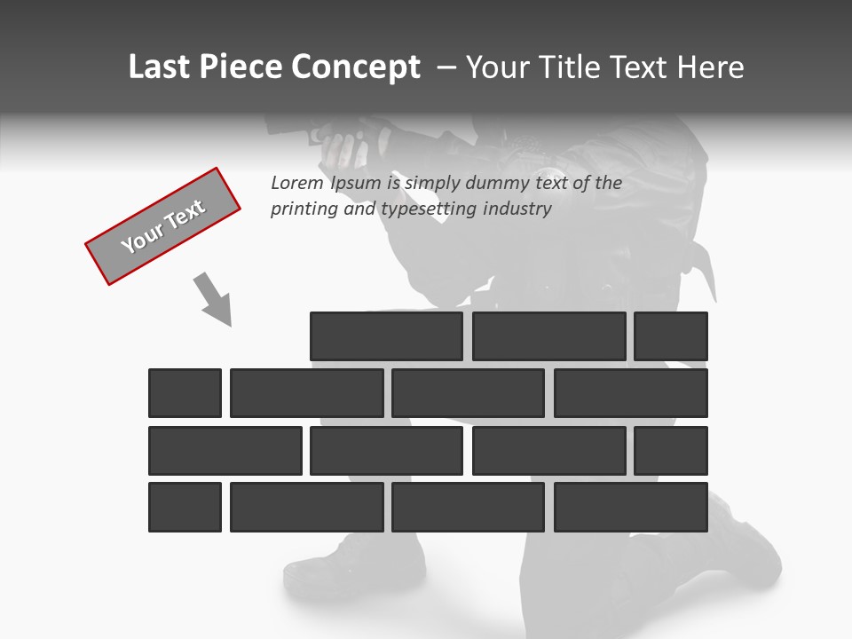 Gloves Militia Defending PowerPoint Template