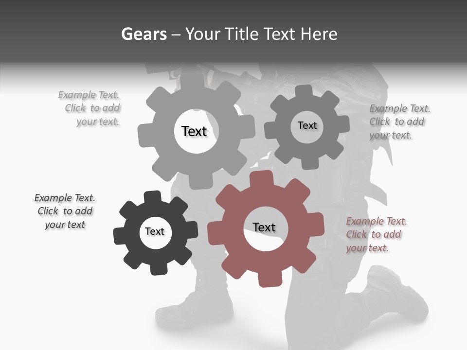 Gloves Militia Defending PowerPoint Template